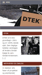 Mobile Screenshot of dtek.dk