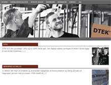 Tablet Screenshot of dtek.dk
